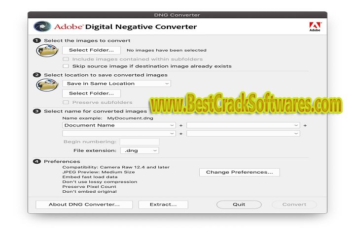 Adobe DNG Converter 15 macOS Free Download with Patch