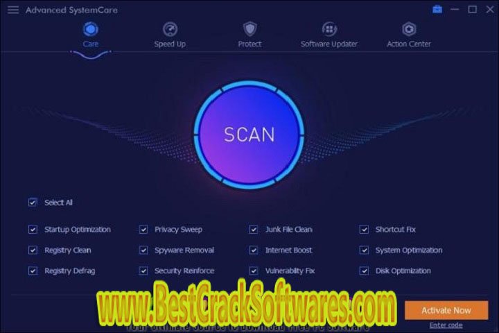 Advanced System Care Pro 15 Free Download with Crack