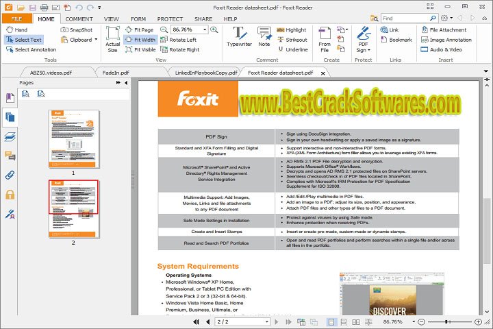 Foxit PDF Editor 1211 enu Setup 1.0 Free Download with Patch