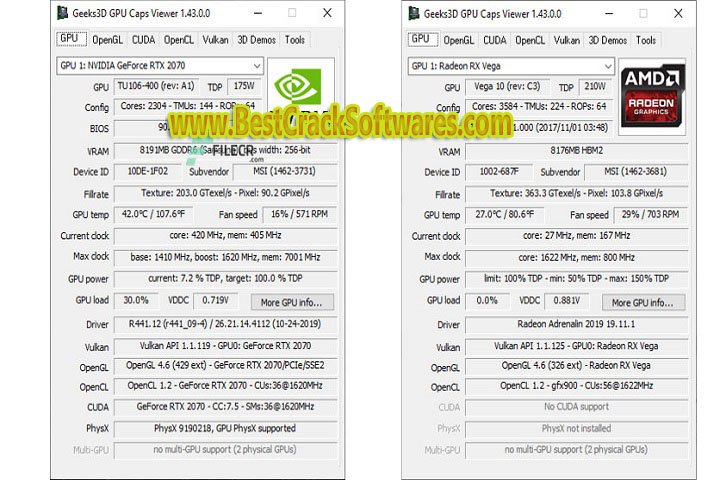 GPU Caps Viewer Setup v 1.58.0.1 Free Download with Patch
