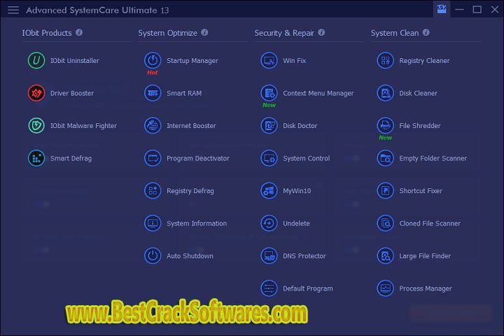 System Care Ultimate 16.0.0.13 Free Download with Crack
