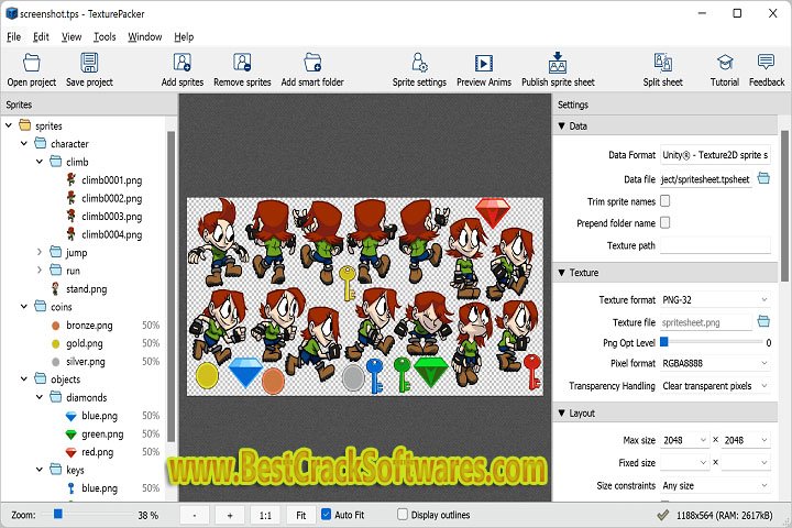 Texture Packer 7.0.1 Free Download with Patch