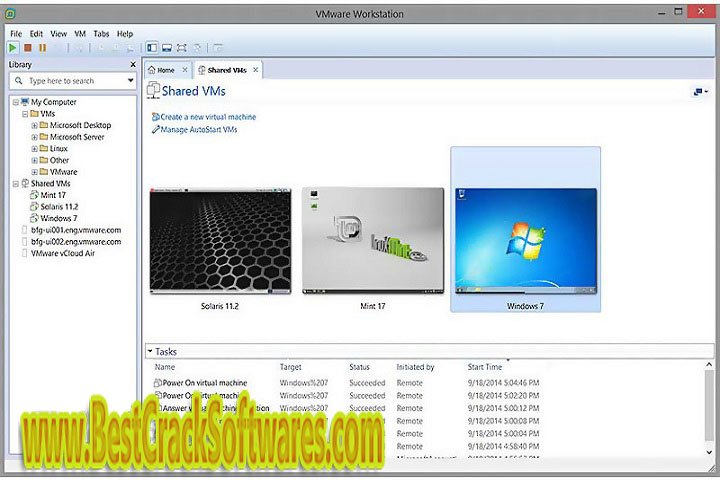 VM ware player full 17.0.1 21139696 Free Download with Crack