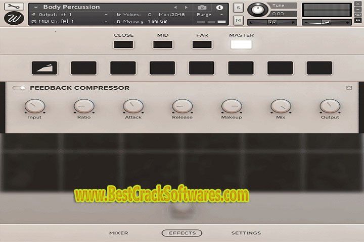 Waves factory Body Percussion 1.0 Free Download with Patch