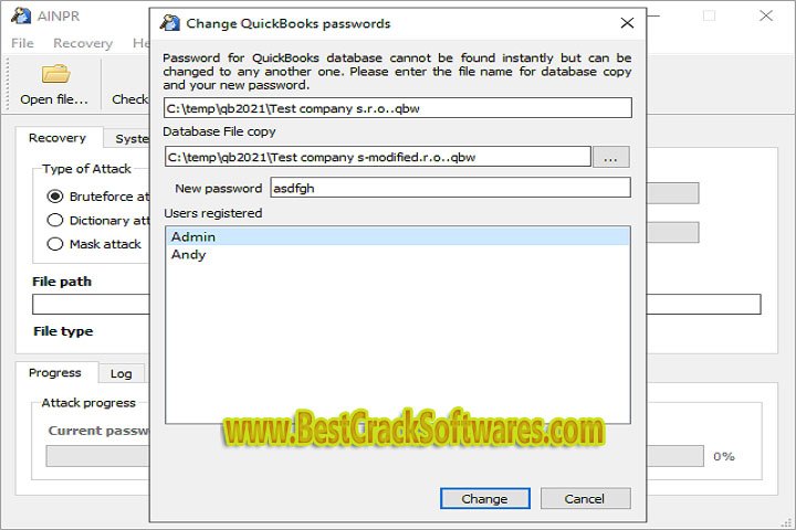 Elcom Soft Advanced Intuit Password Recovery 3.13.520 Free Download with Patch