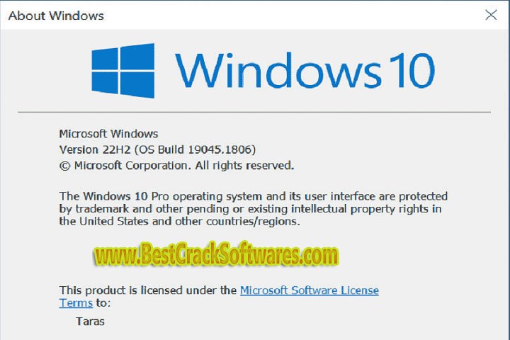 Window 10 X 64 22H2 PRO 1.0 EN US Jan Free Download with crack