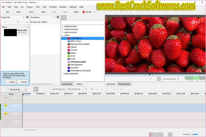 kdenlive 22.12.3 Free Download with Patch