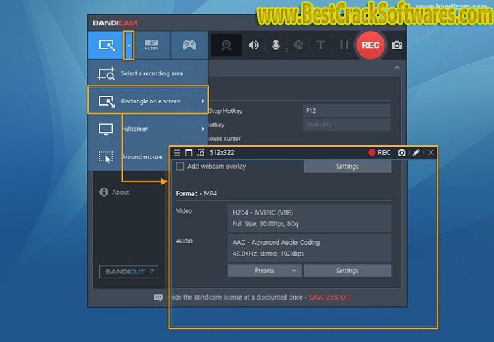 Bandicam 6212067 with crack repack portable Pc Software with keygen
