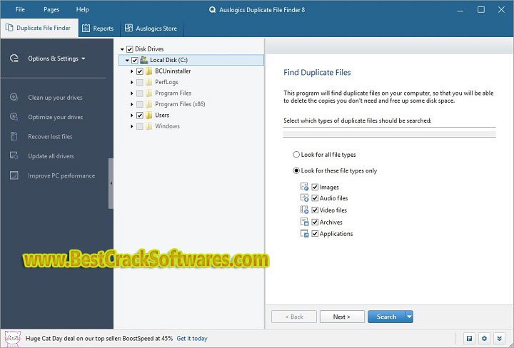 Auslogics Duplicate File Finder v 10.0.0.3  Pc Softawre with patch