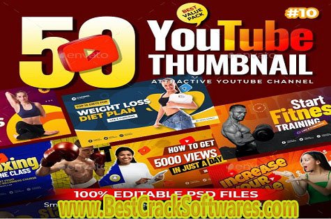 GraphicRiver 50 Youtube Thumbnail Templates 30186262 Pc Software