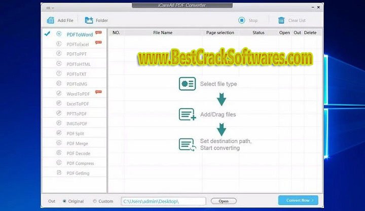 ICare All PDF Converter 2.5 Pc Software with crack