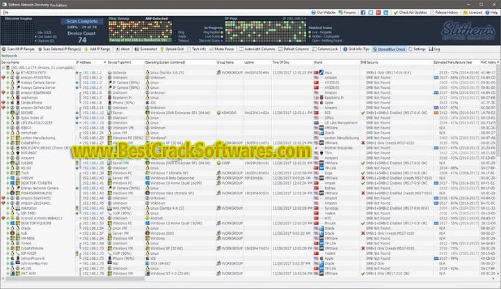 Slitheris Network Discovery Pro 1.1.312 Pc Software with patch