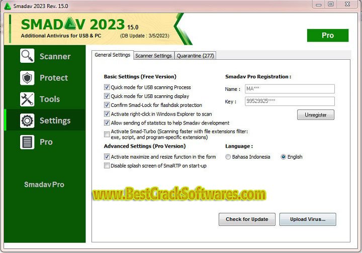 Smadav 2023 rev 1502 Pc Software with crack