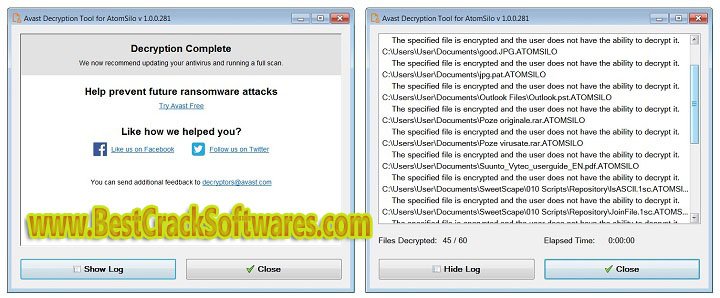 Avast Ransomware Decryption v 1.0 Pc Software with crack