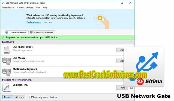 Eltima USB Network Gate 10.0.2450 Pc Software with crack