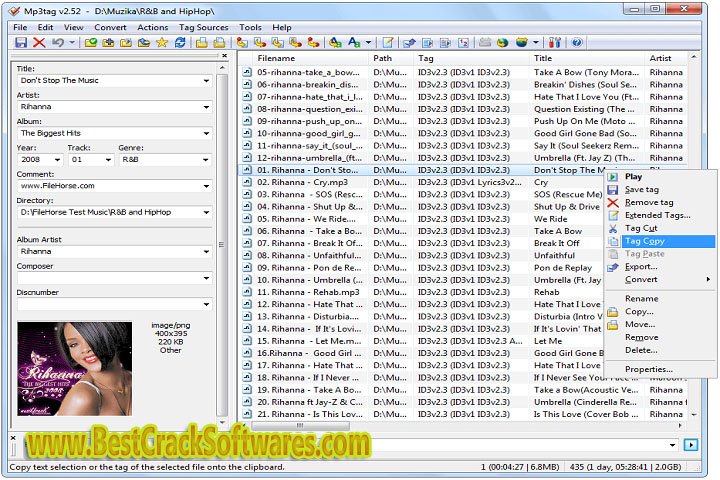 mp 3 tag 3.21 installer 1.0  Software Features