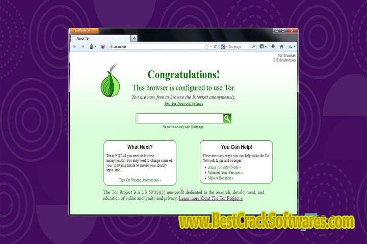 tor browser 12.5 installer 1.0 Software Features