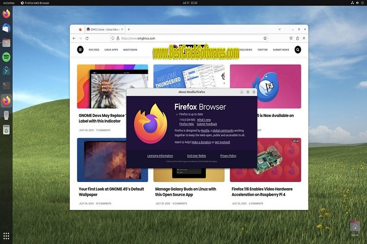 Mozilla Firefox V 116 64 PC Software