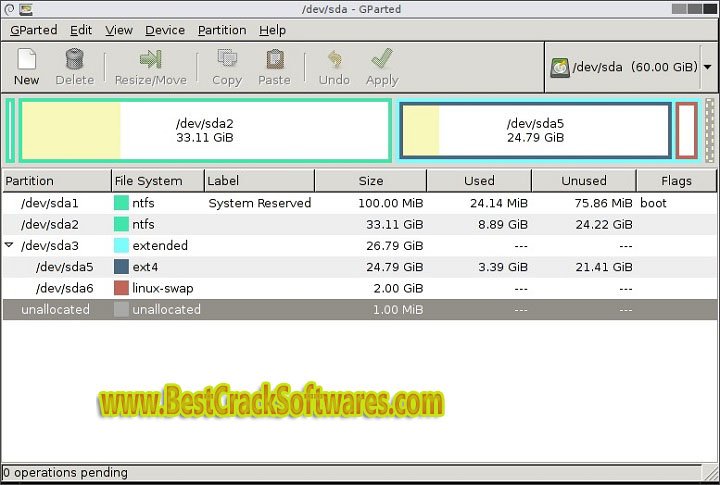 GParted live 1.5.0 6 Pc Software with crack