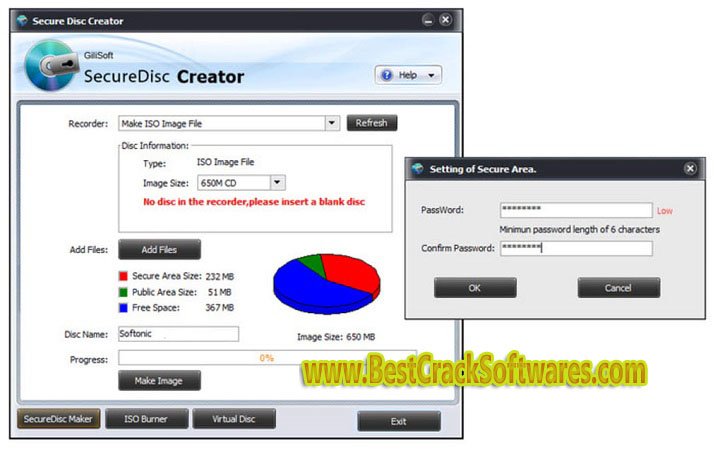 GiliSoft Secure Disc Creator 8.4 Pc Software with patch