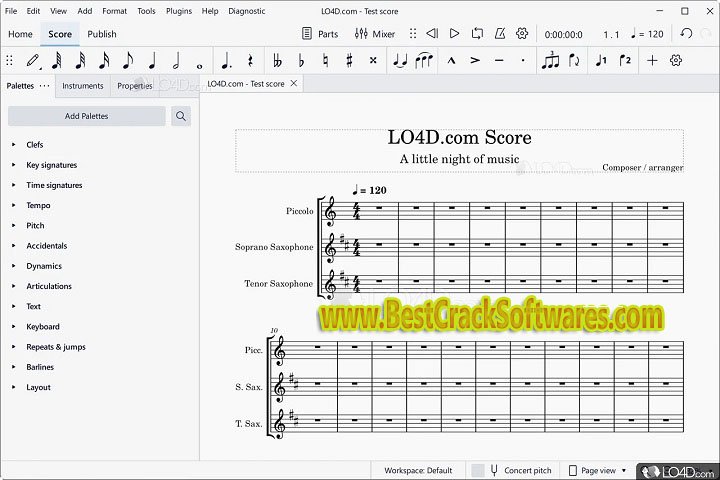 Muse Score 4.1.1.232071203 x 86 64 Software Features