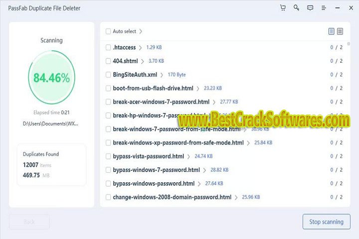 Pass Fab Duplicate File Deleter 2.5.1.14  Software Features