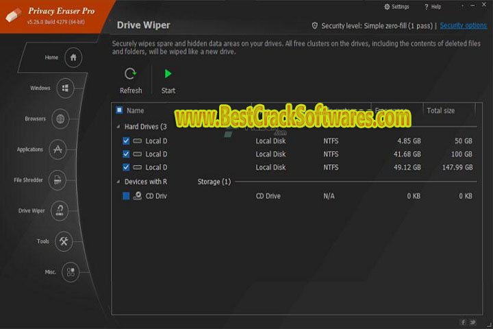 Privacy eraser setup 1.0  Software System Requirements