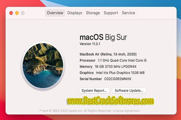 Nova 11.5 macOS 1.0  Software Features