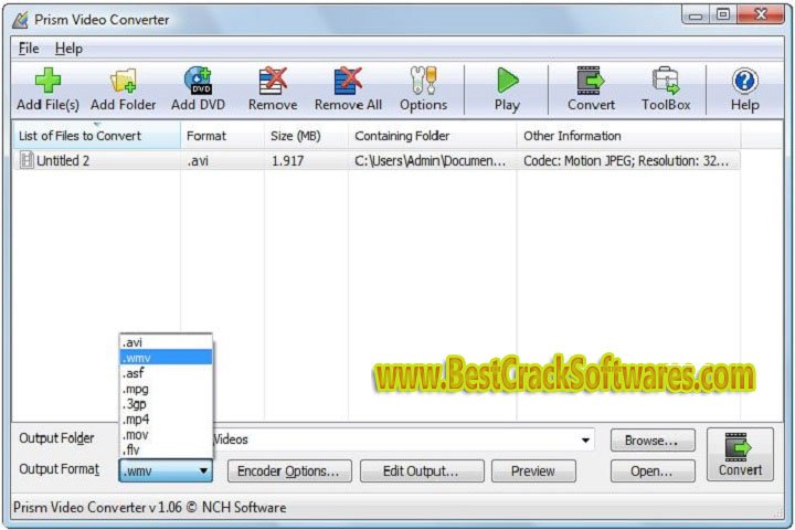 Prism video converter 10.18  Software Overview