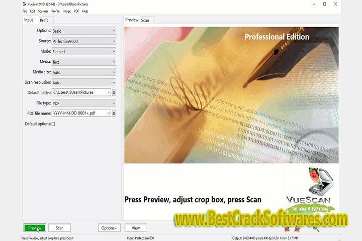 VueScan Pro 9 x 64 Free Download with Crack