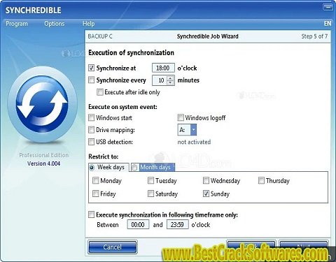 Synchredible Professional V 8 PC Software