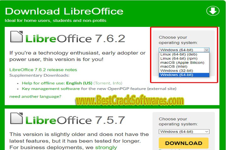 LibreOffice 7 x 64 Free Download with Patch
