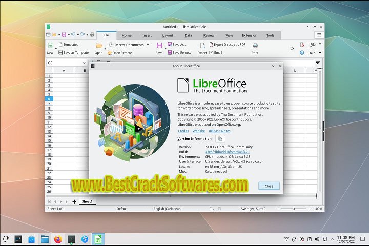 LibreOffice 7 x 64 Free Download with Keygen