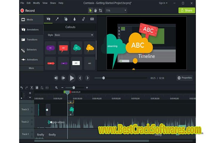 Tech Smith Camtasia 2022 x 64 Free Download with Crack