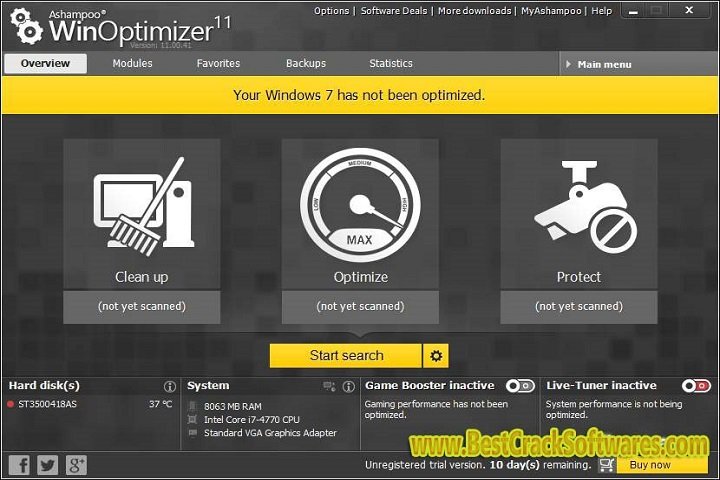 Ashampoo winoptimizer 26 26.00.19 PC Software with crack