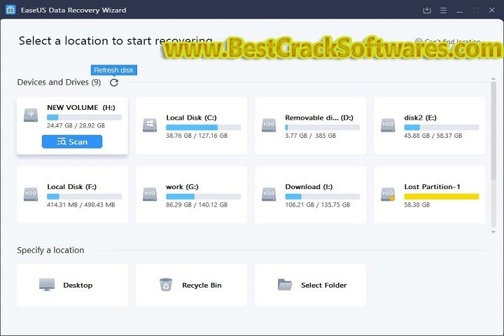 EaseUS Data Recovery Wizard Technician 17.0.0.0 Build 20231110 PC Software with crack