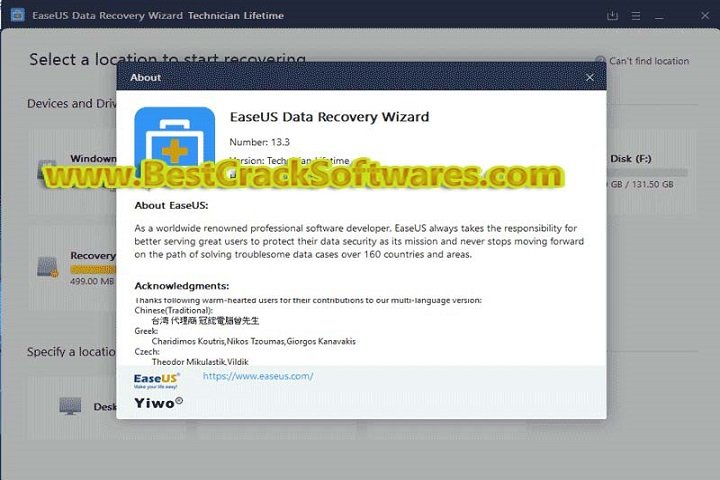 EaseUS Data Recovery Wizard Technician 17.0.0.0 Build 20231110 PC Software with patch