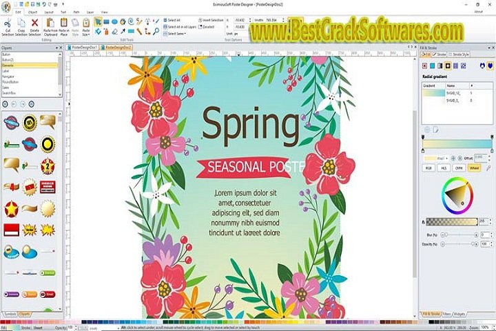 Eximious Soft Poster Designer 5.24 PC Software with patch