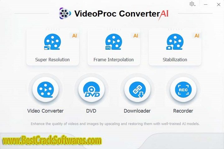 VideoProc Converter AI 6.1 PC Software with crack
