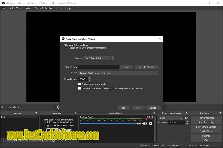 OBS Studio 30.0 Full Installer x64 PC Software with crack