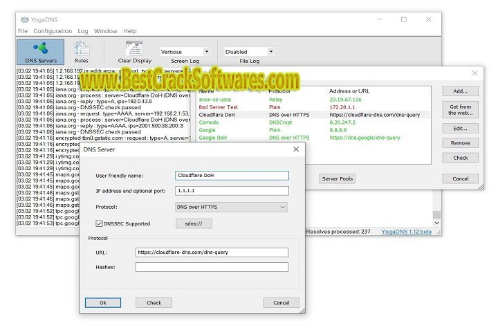 Yoga DNS Pro 1.43 PC Software with crack