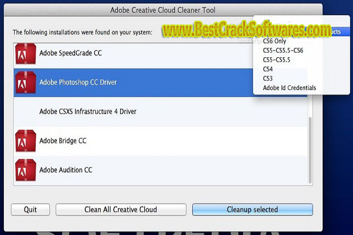 Adobe Creative Cloud Cleaner Tool free version system requirements and compatibility