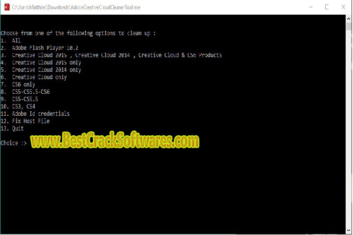 Adobe Creative Cloud Cleaner Tool free version download button and installation guide